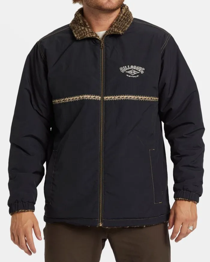 Billabong Jackets Gnaraloo Reversible Jacket Stealth 8211 Men