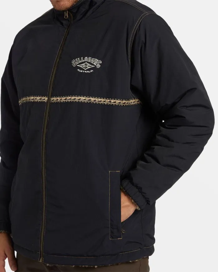 Billabong Jackets Gnaraloo Reversible Jacket Stealth 8211 Men Billabong Jackets Gnaraloo Reversible Jacket Stealth 8211 Men