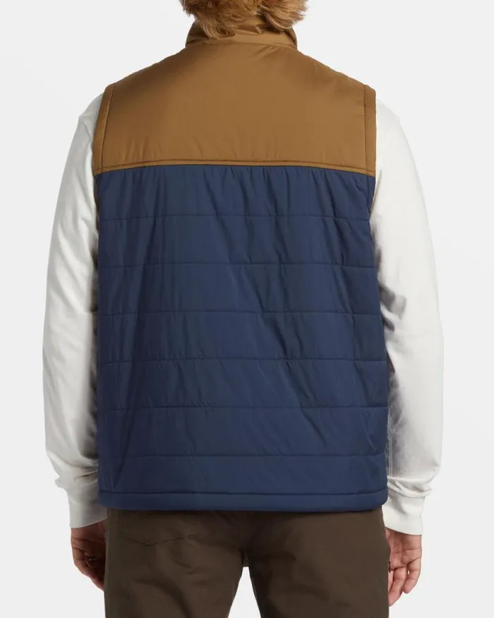 Billabong Jackets Prism Quilted Vest Dusty Navy 8211 Men Billabong Jackets Prism Quilted Vest Dusty Navy 8211 Men