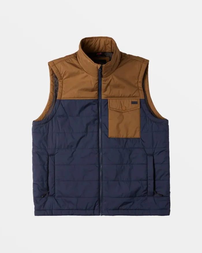 Billabong Jackets Prism Quilted Vest Dusty Navy 8211 Men Billabong Jackets Prism Quilted Vest Dusty Navy 8211 Men