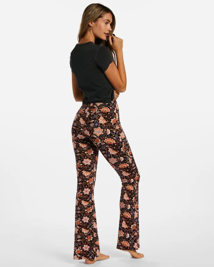 Billabong Jeans and Pants Sundown HighWaisted Flared Pants Black Pebble 8211 Women Billabong Jeans and Pants Sundown HighWaisted Flared Pants Black Pebble 8211 Women