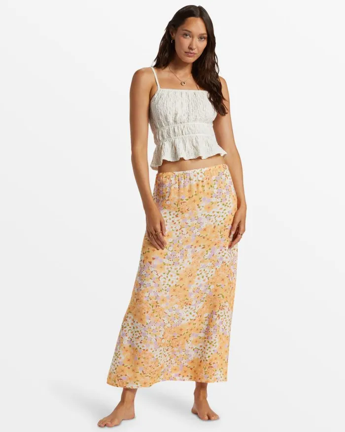 Billabong Skirts Midi Moment Printed Midi Skirt Peach Whip 8211 Women Billabong Skirts Midi Moment Printed Midi Skirt Peach Whip 8211 Women