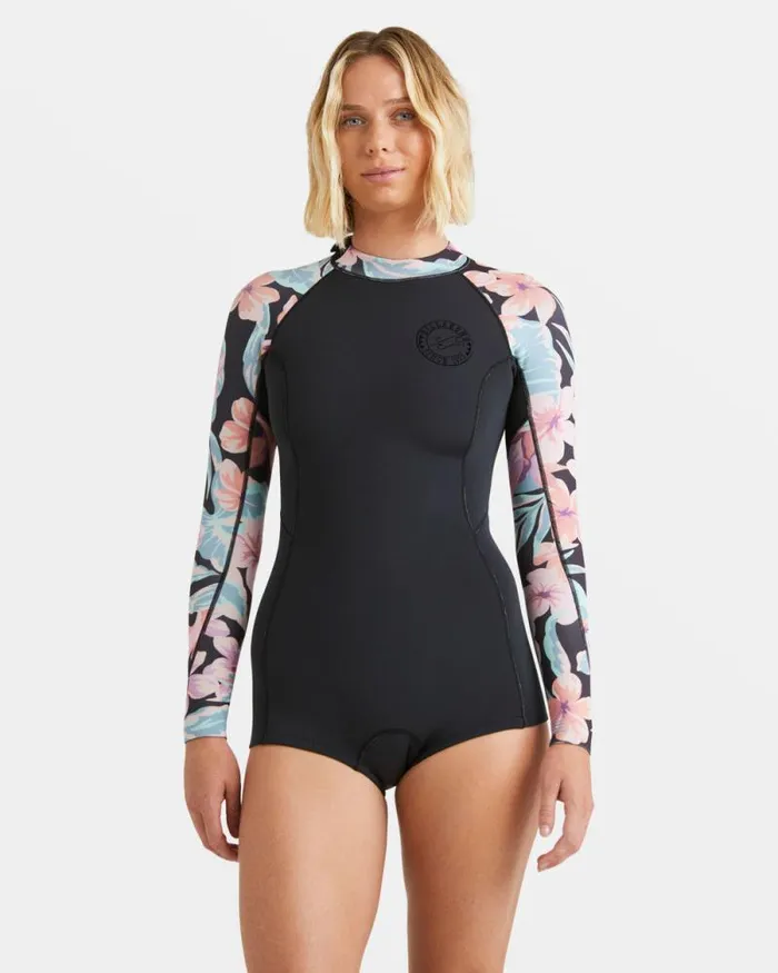 Billabong Springsuits 22 Mm Spring Fever Natural Upcycler Back Zip Long Sleeve Springsuit Nights In Paradise 8211 Women Billabong Springsuits 22 Mm Spring Fever Natural Upcycler Back Zip Long Sleeve Springsuit Nights In Paradise 8211 Women