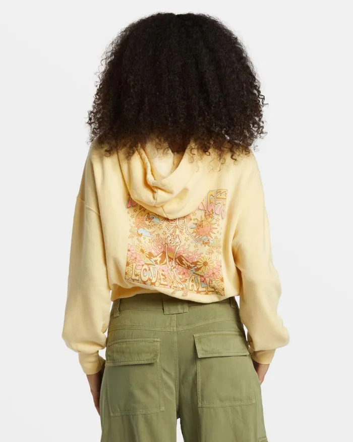 Billabong Sweatshirts and Fleece All Time Fleece Pullover Sweatshirt Retro Yellow 8211 Women Billabong Sweatshirts and Fleece All Time Fleece Pullover Sweatshirt Retro Yellow 8211 Women