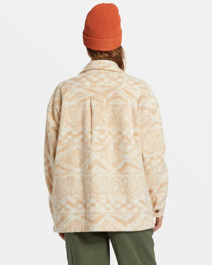 Billabong Sweatshirts and Fleece Happy Camper Shacket Button Sweater Wet Sand 8211 Women Billabong Sweatshirts and Fleece Happy Camper Shacket Button Sweater Wet Sand 8211 Women