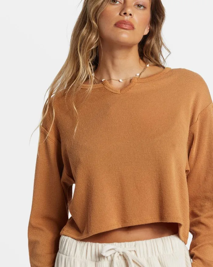 Billabong Tops Mai Tai Knit Top Sandalwood 8211 Women