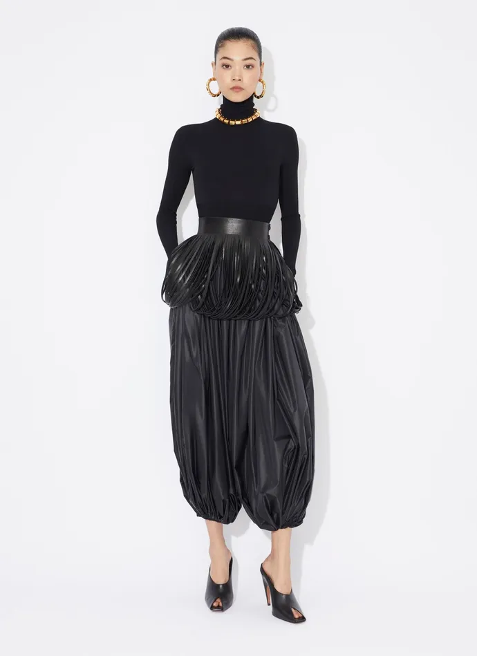 Black FINE KNIT TURTLENECK JUMPER Women Alaa Tops and Shirts