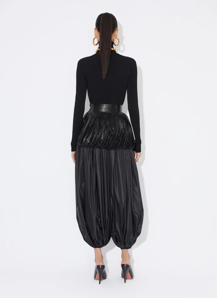 Black FINE KNIT TURTLENECK JUMPER Women Alaa Tops and Shirts