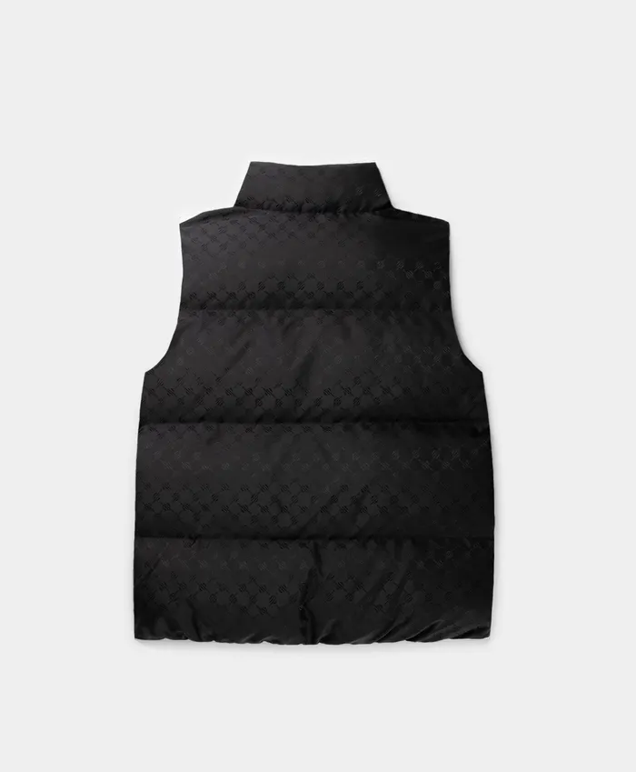 Black Monogram Pondo Bodywarmer Black Women Daily Paper Jackets