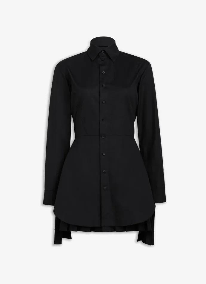 Black POPLIN SHIRT DRESS Women Alaa Dresses