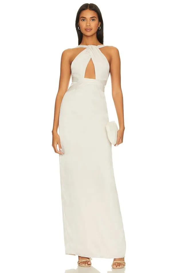 Bobbi Gown Champagne Beige Women Lovers and Friends Dresses