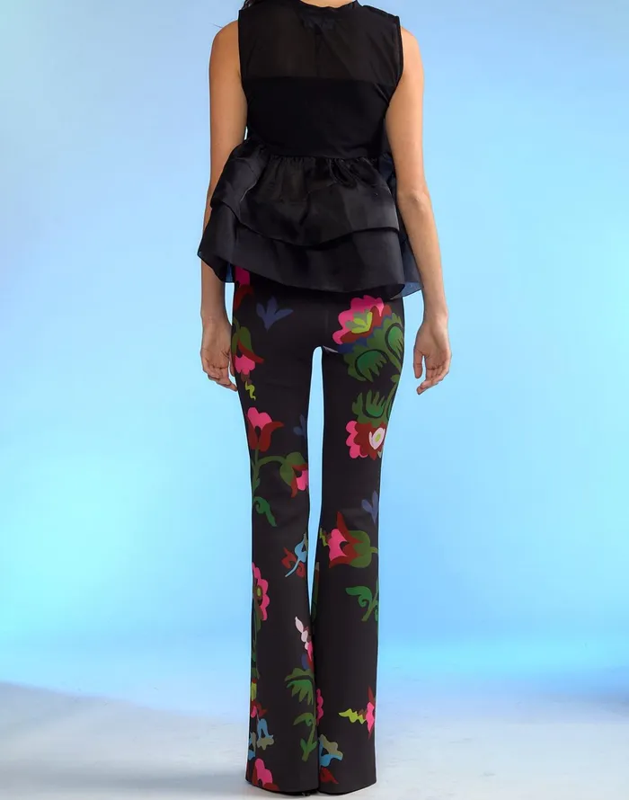 Bonded Fit And Flare Pant 8211 Magbr Women Cynthia Rowley Bottoms