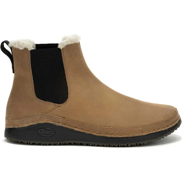Boots Women Chaco Paonia Chelsea Fluff Boot Tan
