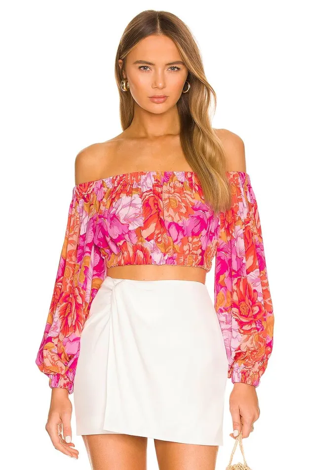 Bosworth Top Chai Floral Print Women Lovers and Friends Tops