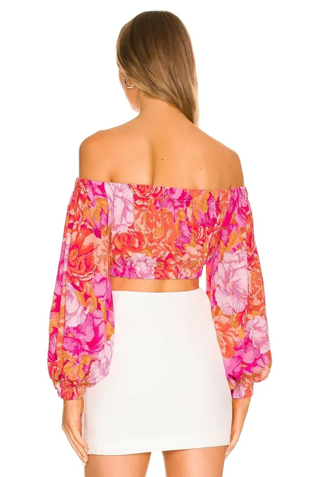Bosworth Top Chai Floral Print Women Lovers and Friends Tops