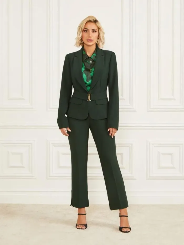 Bottoms Women Marciano Braxton Pant Chenille Green Bottoms Women Marciano Braxton Pant Chenille Green