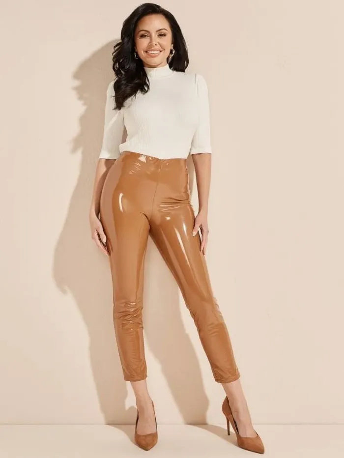 Bottoms Women Marciano Harlow Pant Rust Brown Bottoms Women Marciano Harlow Pant Rust Brown