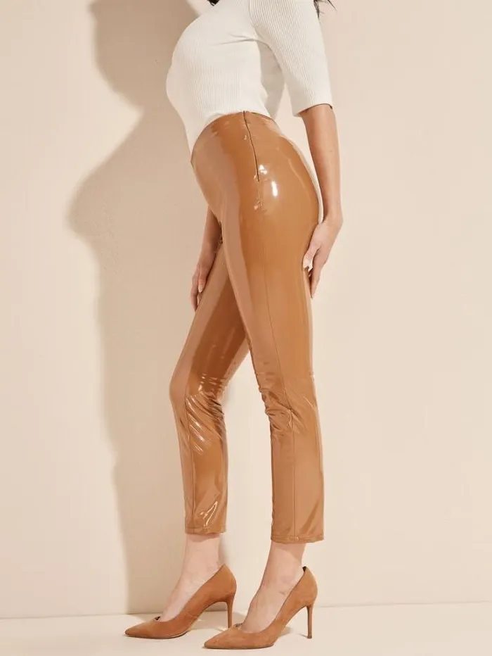 Bottoms Women Marciano Harlow Pant Rust Brown Bottoms Women Marciano Harlow Pant Rust Brown