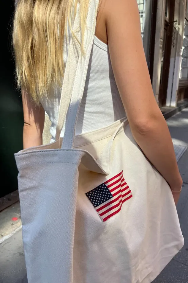 Brandy Melville Bags and Backpacks Usa Tote Bag Ivory 8211 Women