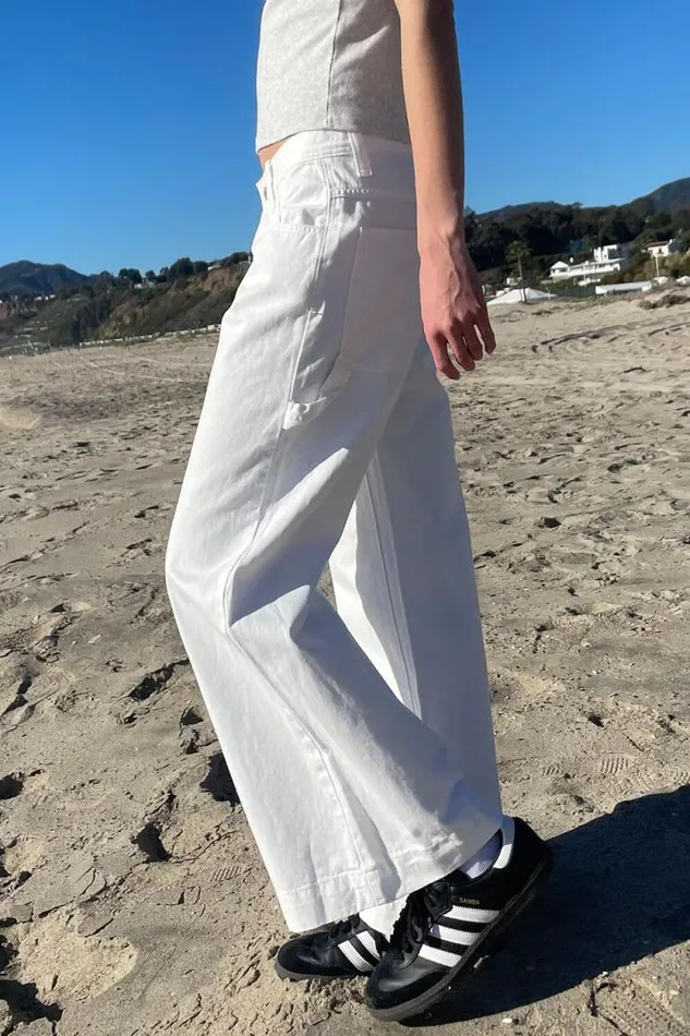 Brandy Melville Bottoms Gracie Pants Natural White 8211 Women
