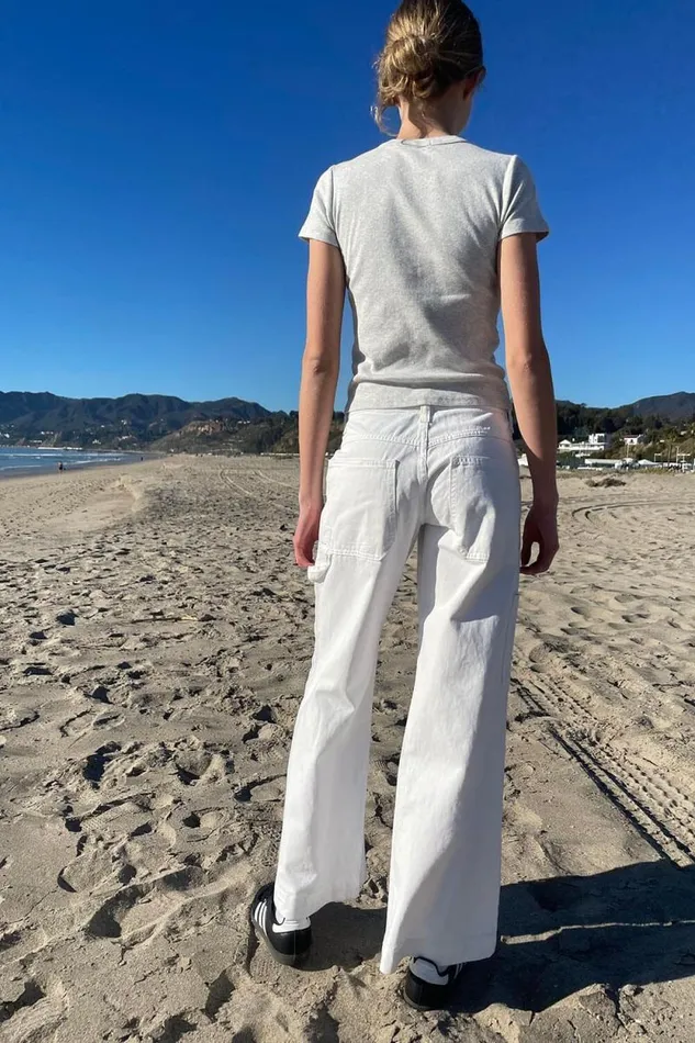 Brandy Melville Bottoms Gracie Pants Natural White 8211 Women