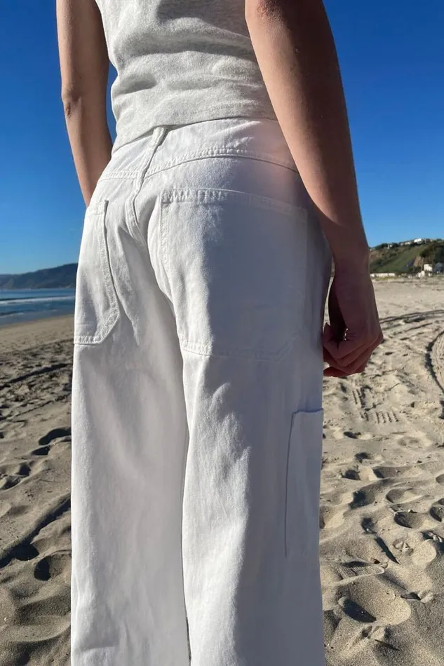 Brandy Melville Bottoms Gracie Pants Natural White 8211 Women