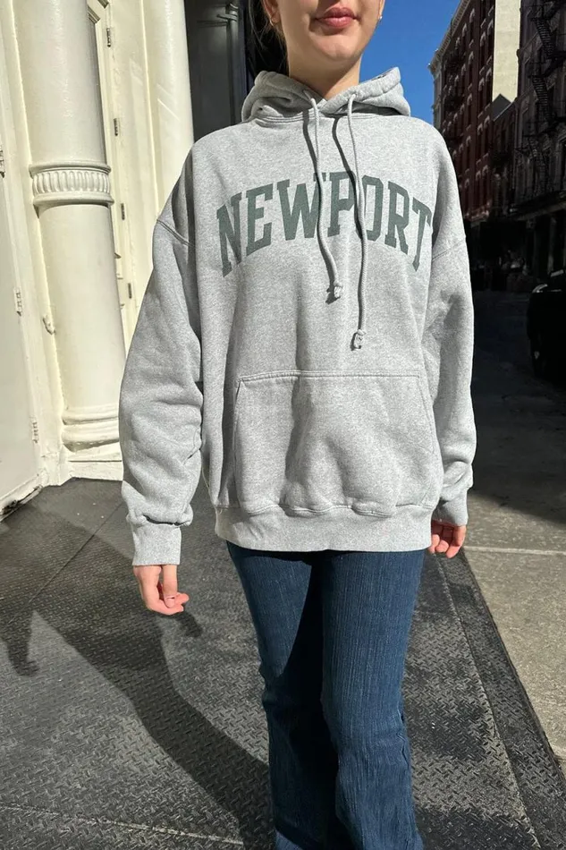 Brandy Melville Graphics Christy Newport Hoodie 8211 Women