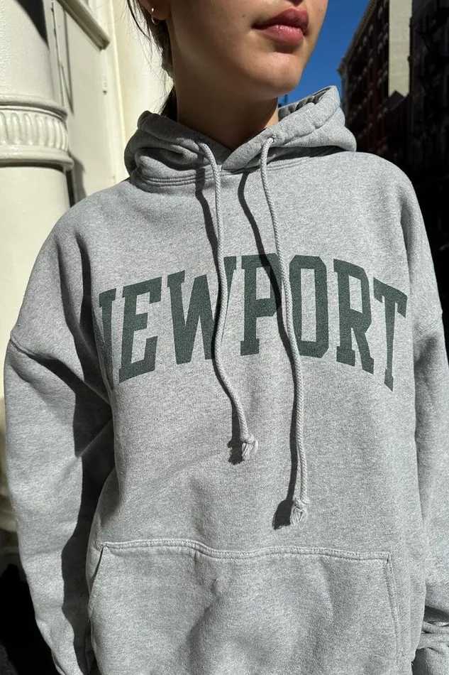 Brandy Melville Graphics Christy Newport Hoodie 8211 Women