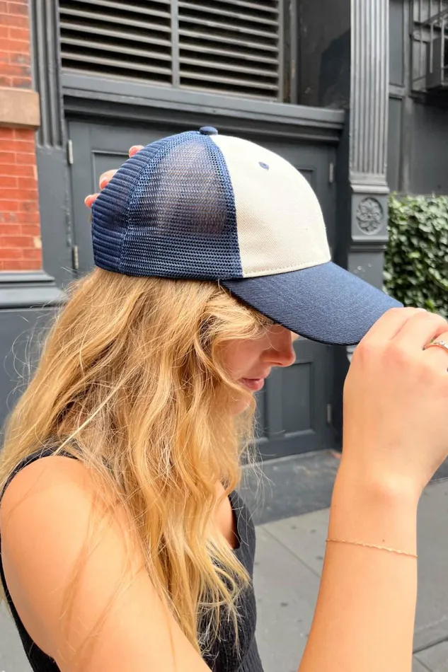 Brandy Melville Hats and Caps Katherine Mesh Cap Ivory 8211 Women