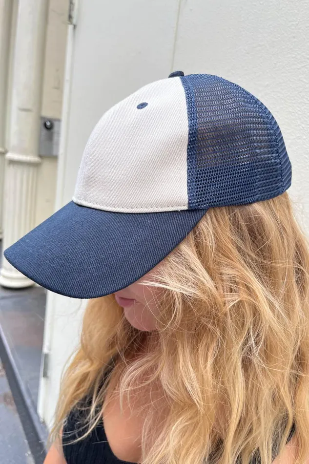 Brandy Melville Hats and Caps Katherine Mesh Cap Ivory 8211 Women