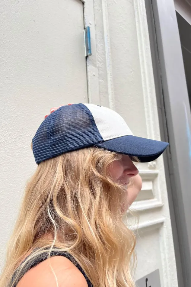 Brandy Melville Hats and Caps Katherine Mesh Cap Ivory 8211 Women