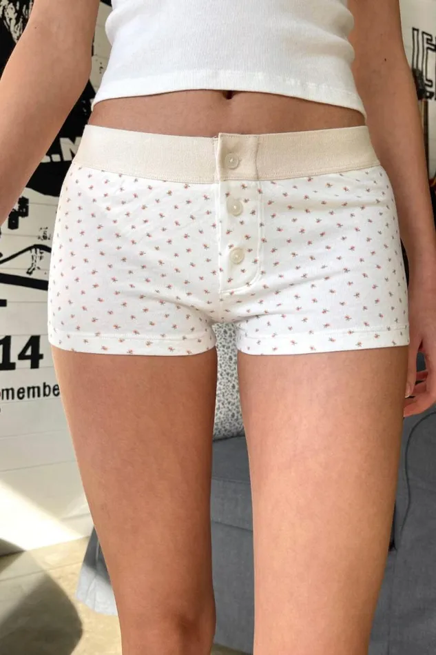 Brandy Melville Intimates Floral Boyshort Underwear White Peach Floral 8211 Women Brandy Melville Intimates Floral Boyshort Underwear White Peach Floral 8211 Women