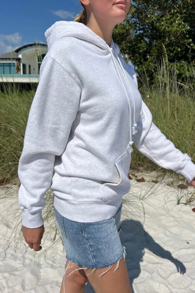 Brandy Melville Sweatpants and Sweatshirts Christy Hoodie Light Heather Grey 8211 Women Brandy Melville Sweatpants and Sweatshirts Christy Hoodie Light Heather Grey 8211 Women