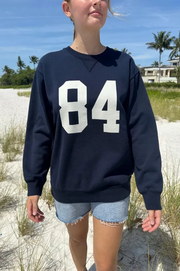 Brandy Melville Sweatpants and Sweatshirts Erica 84 Sweatshirt Classic Navy 8211 Women Brandy Melville Sweatpants and Sweatshirts Erica 84 Sweatshirt Classic Navy 8211 Women