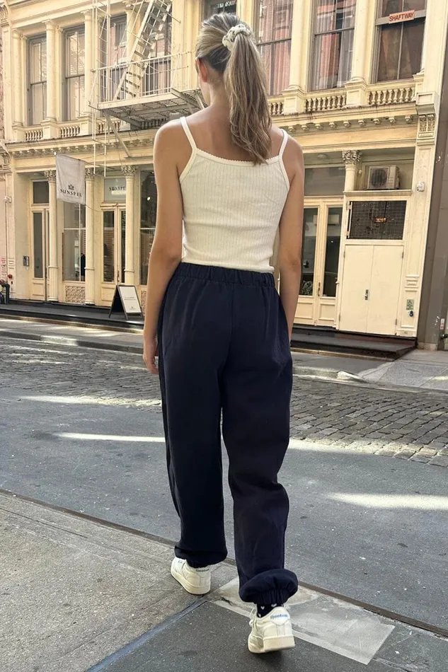 Brandy Melville Sweatpants and Sweatshirts Rosa Sweatpants Navy Blue 8211 Women