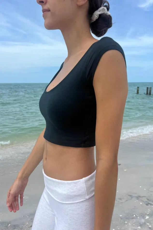 Brandy Melville Tops Maxine Top Black 8211 Women