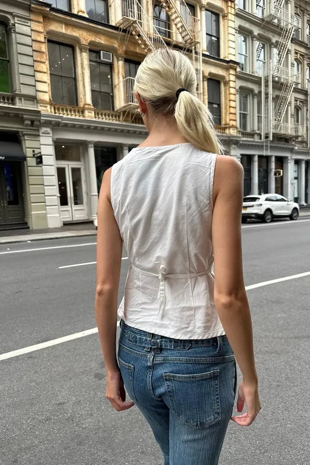 Brandy Melville Tops Rafaela Top Natural White 8211 Women