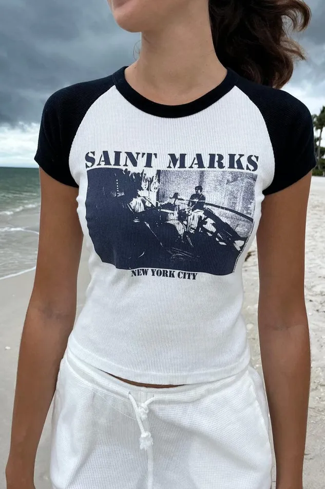 Brandy Melville Tops Saint Marks Top 8211 Women