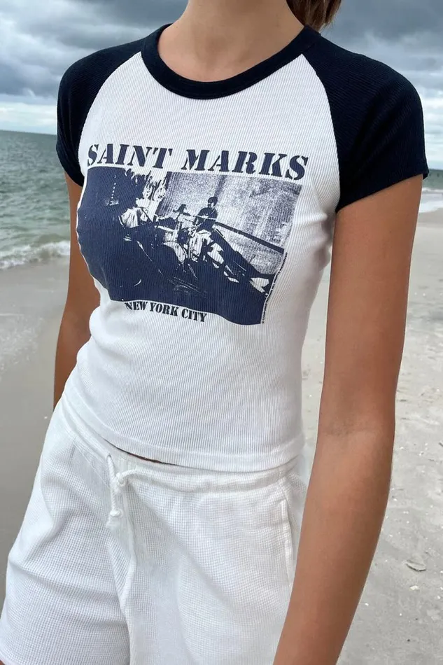 Brandy Melville Tops Saint Marks Top 8211 Women