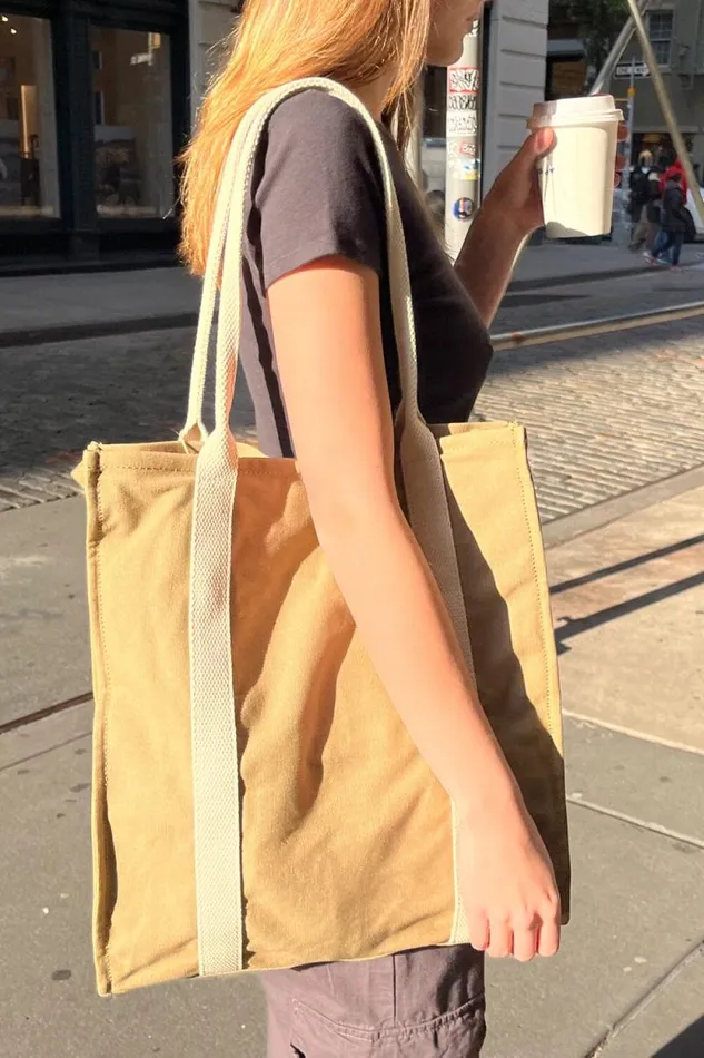 Brandy Melville Tote Bags Tote Bag Tan 8211 Women