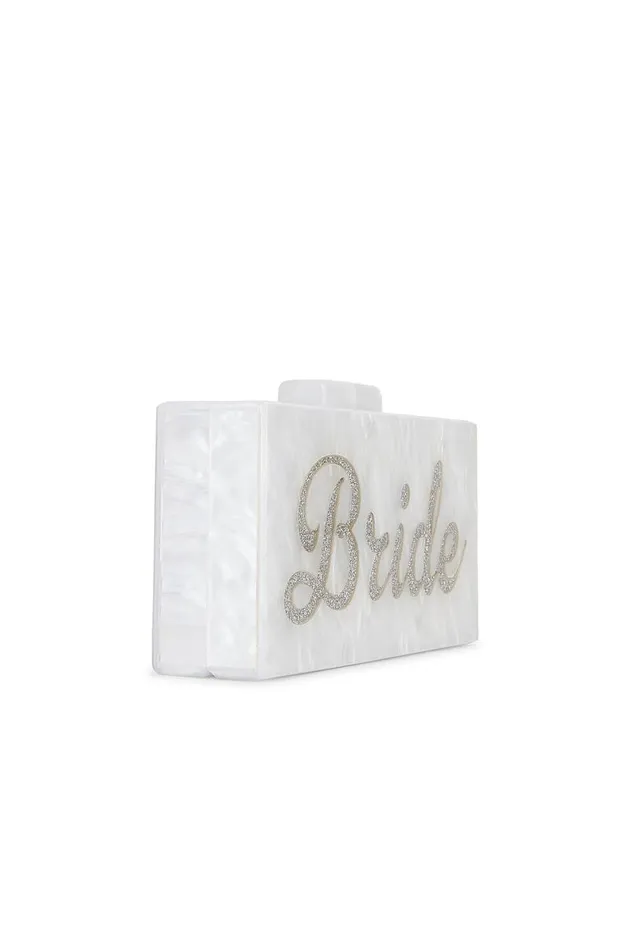 Bride Clutch Bag Ivory Rhinestone Women Lovers and Friends Bags