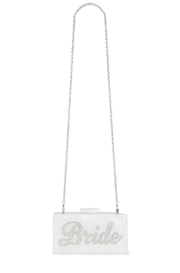 Bride Clutch Bag Ivory Rhinestone Women Lovers and Friends Bags
