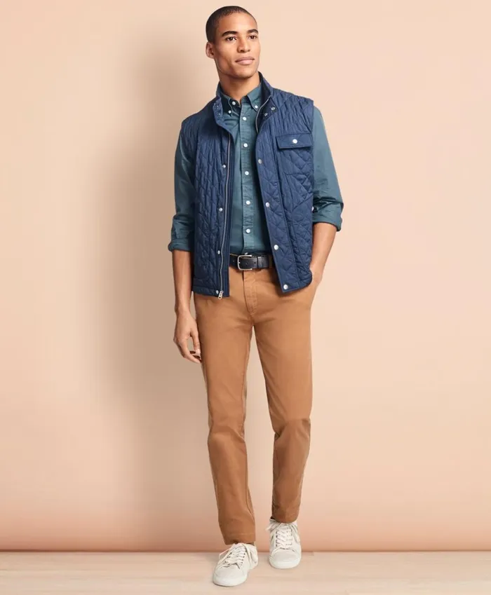 Brooks Brothers Casual Pants SlimFit GarmentDyed Stretch Chinos Dark Camel 8211 Men Brooks Brothers Casual Pants SlimFit GarmentDyed Stretch Chinos Dark Camel 8211 Men