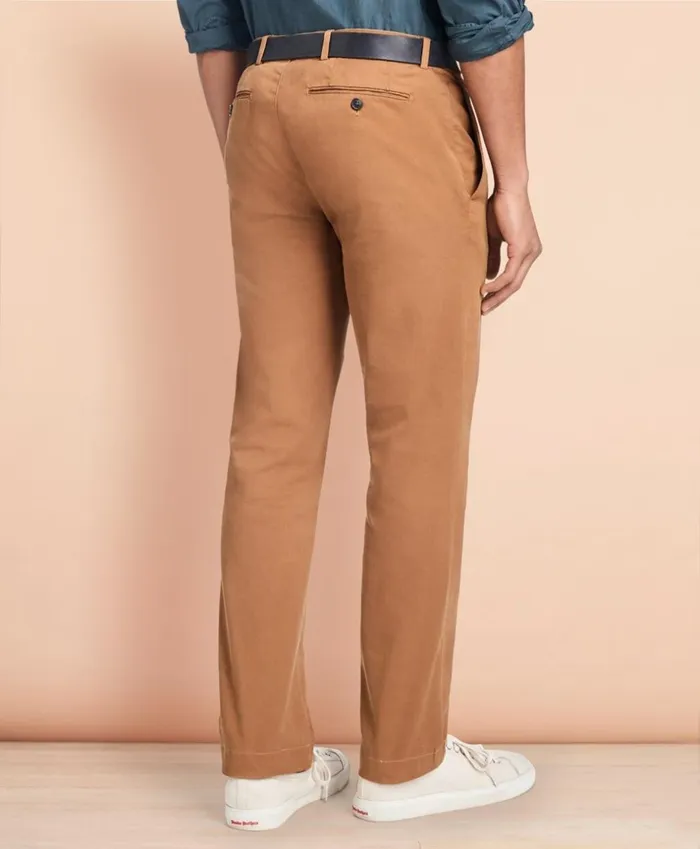 Brooks Brothers Casual Pants SlimFit GarmentDyed Stretch Chinos Dark Camel 8211 Men Brooks Brothers Casual Pants SlimFit GarmentDyed Stretch Chinos Dark Camel 8211 Men