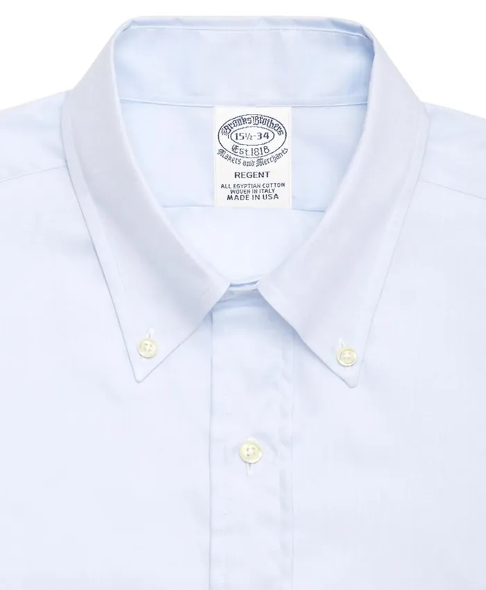 Brooks Brothers Dress Shirts Regent Fitted Dress Shirt ButtonDown Collar Light Blue 8211 Men Brooks Brothers Dress Shirts Regent Fitted Dress Shirt ButtonDown Collar Light Blue 8211 Men