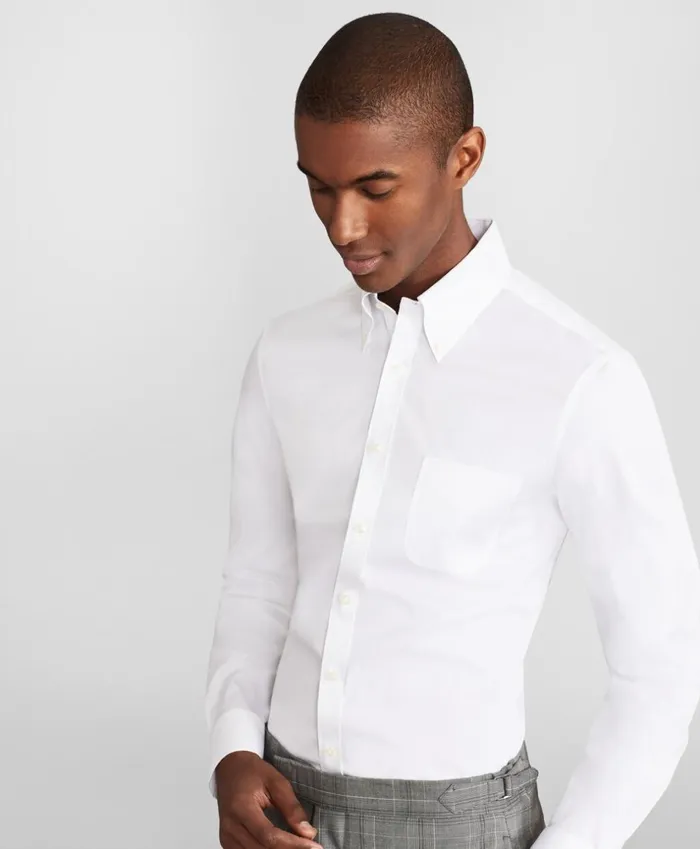 Brooks Brothers Dress Shirts Soho ExtraSlim Fit Dress Shirt Performance NonIron With COOLMAX ButtonDown Collar Broadcloth White 8211 Men Brooks Brothers Dress Shirts Soho ExtraSlim Fit Dress Shirt Performance NonIron With COOLMAX ButtonDown Collar Broadcloth White 8211 Men