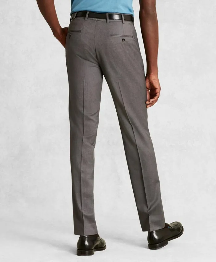 Brooks Brothers Dress Trousers Golden Fleece Wool Pleated Trousers Dark Grey 8211 Men Brooks Brothers Dress Trousers Golden Fleece Wool Pleated Trousers Dark Grey 8211 Men