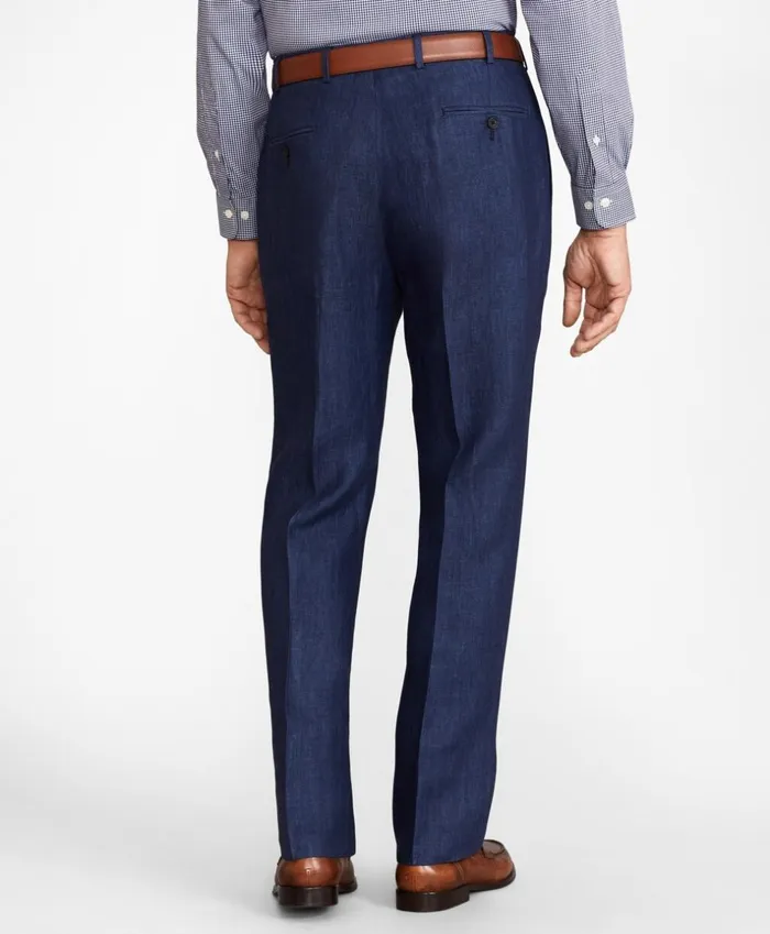 Brooks Brothers Dress Trousers Madison Fit Herringbone Linen Trousers Navy 8211 Men Brooks Brothers Dress Trousers Madison Fit Herringbone Linen Trousers Navy 8211 Men