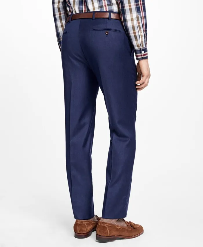 Brooks Brothers Dress Trousers Regent Fit Stretch Wool Trousers Blue 8211 Men Brooks Brothers Dress Trousers Regent Fit Stretch Wool Trousers Blue 8211 Men
