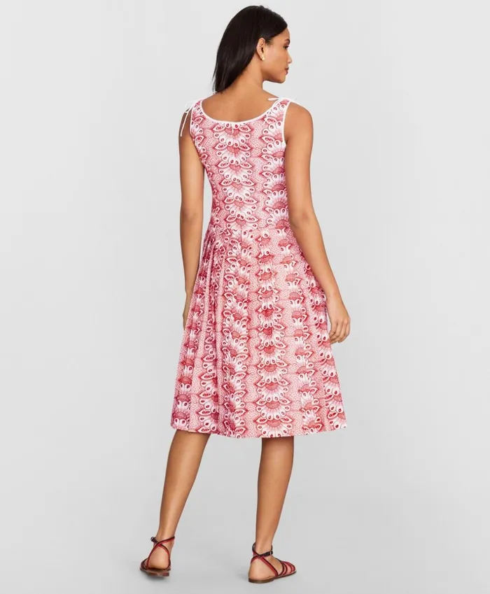 Brooks Brothers Dresses FloralEmbroidered Dress Redwhite 8211 Women Brooks Brothers Dresses FloralEmbroidered Dress Redwhite 8211 Women